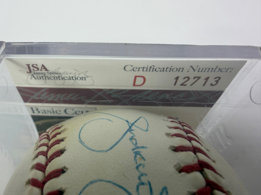 Andrew Jones Signed MLB Baseball with JSA James Spence Cert [Photo 5]