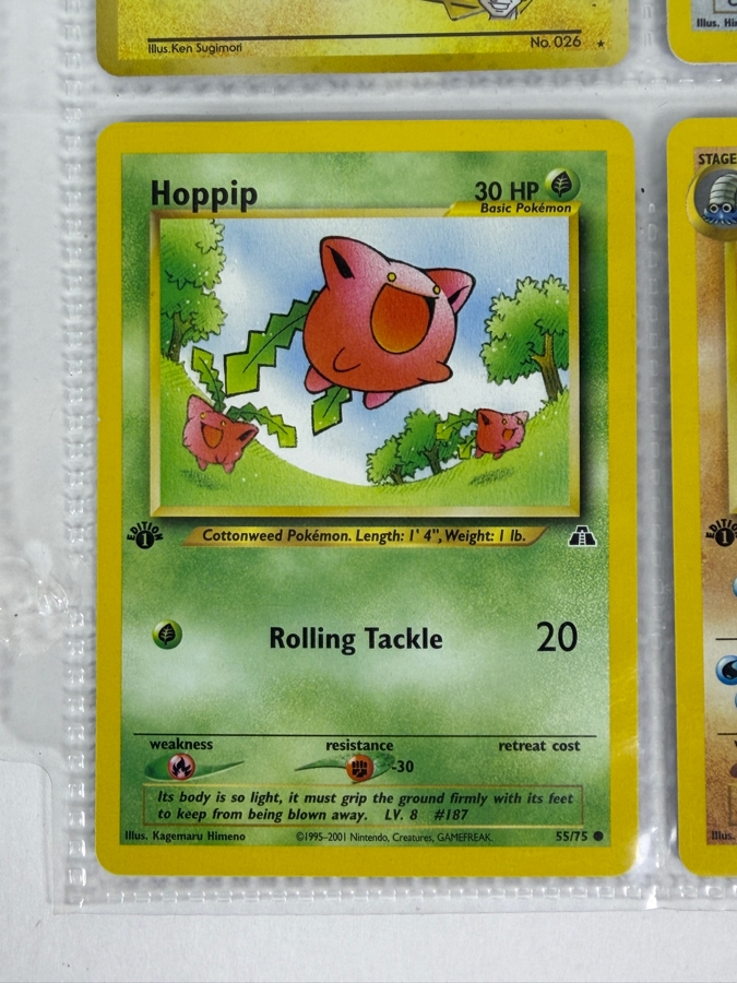 (9) Vintage Japanese Pocket Monsters and Pokémon Trading Cards Including Hologram Cards - See Photos [Photo 9]