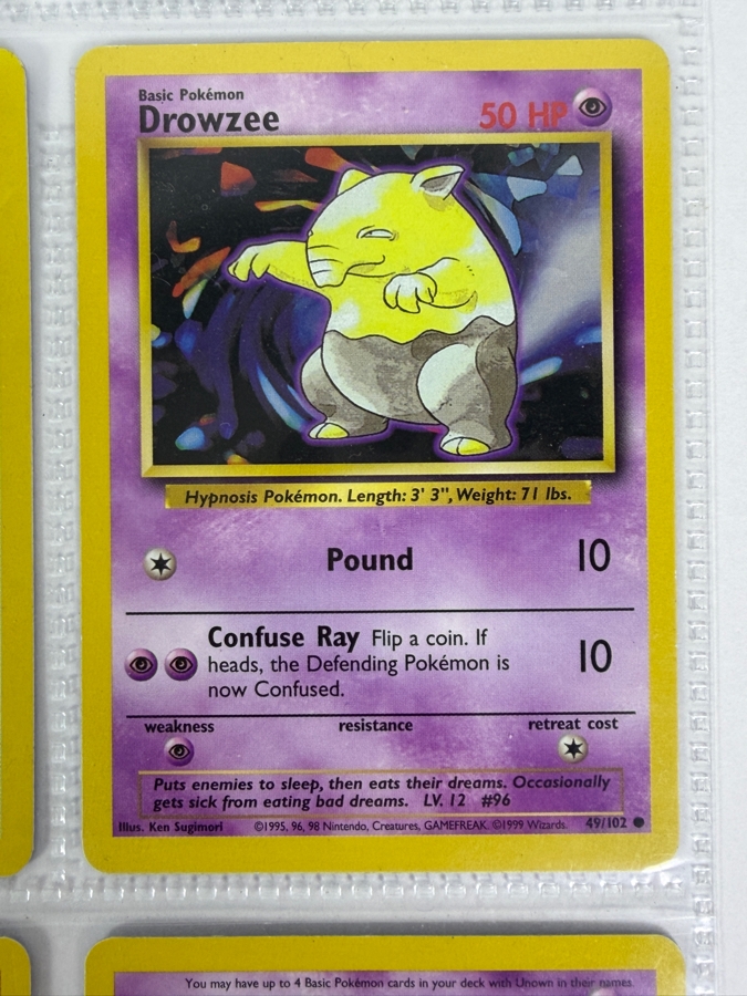(9) Vintage Japanese Pocket Monsters and Pokémon Trading Cards Including Hologram Cards - See Photos [Photo 8]