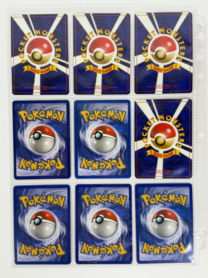 (9) Vintage Japanese Pocket Monsters and Pokémon Trading Cards Including Hologram Cards - See Photos [Photo 12]