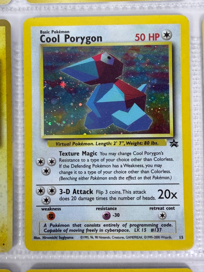 (9) Vintage Japanese Pocket Monsters and Pokémon Trading Cards Including Hologram Cards - See Photos [Photo 7]