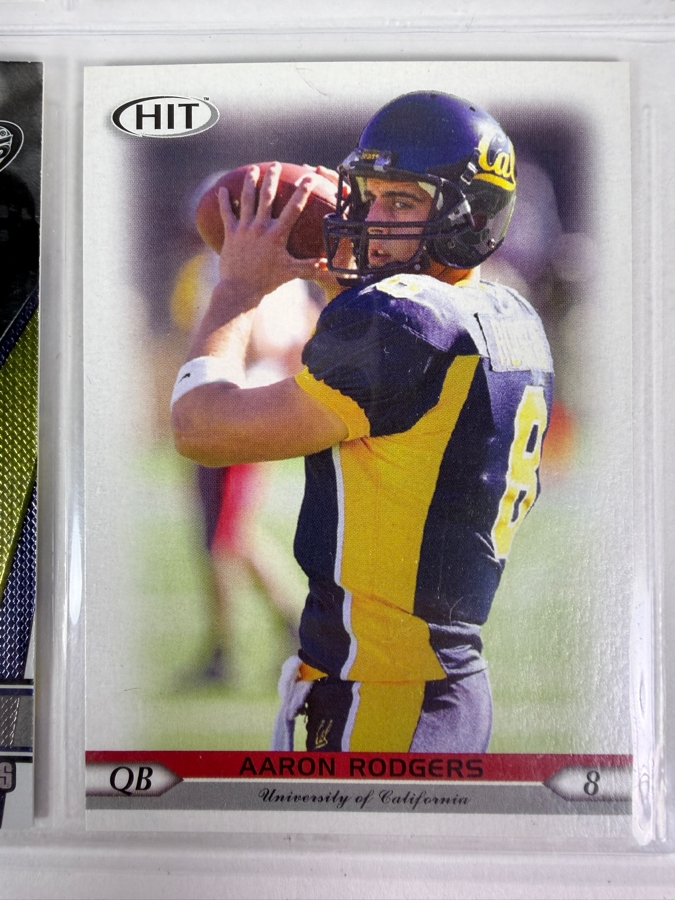 (8) Aaron Rodgers Rookie NFL Football Cards - See Photos [Photo 10]