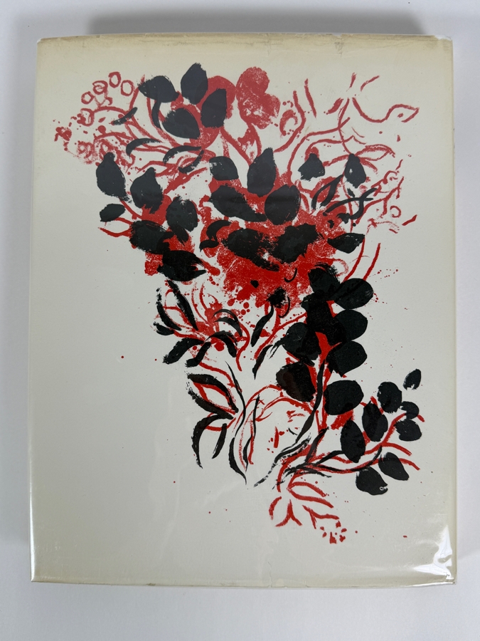 Chagall Lithographe III (1962–1968) Hardcover Book Published by André Sauret in 1969 Featuring an Original Color Lithograph by Marc Chagall [Photo 21]