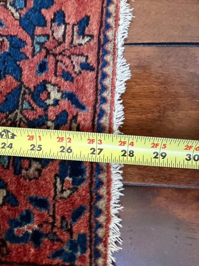 Small Hand-Knotted Wool Persian Rug 22.5 X 28 [Photo 7]