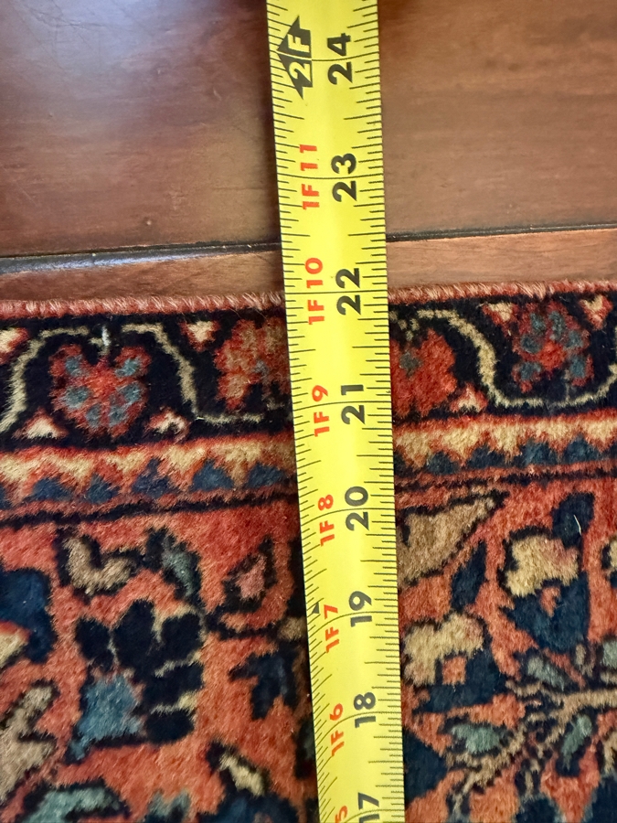 Small Hand-Knotted Wool Persian Rug 22.5 X 28 [Photo 6]