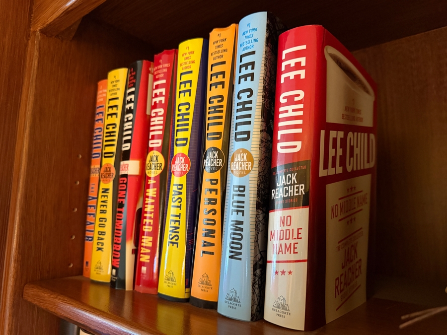 Lee Child Jack Reacher Series Vintage Hardcover Book Collection Set Of Eight Novel Volumes [Photo 2]