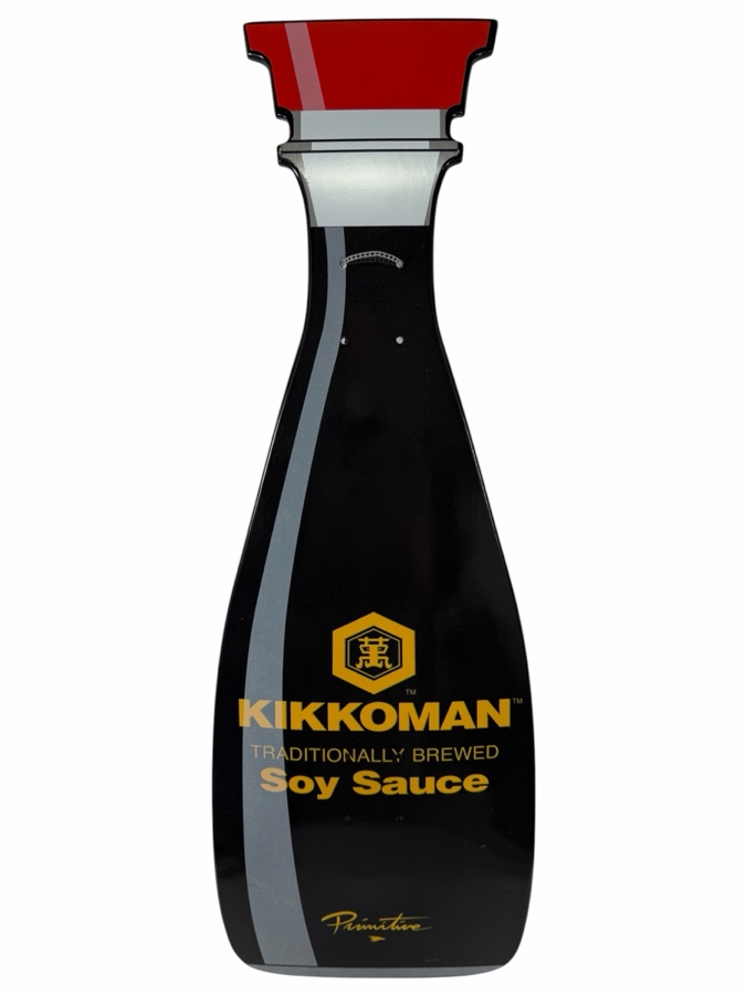 Primitive X Kikkoman Bottle CNC Shaped Limited Edition Collaboration Skateboard Cruiser Deck 30.5L [Photo 2]