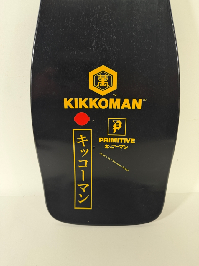 Primitive X Kikkoman Bottle CNC Shaped Limited Edition Collaboration Skateboard Cruiser Deck 30.5L [Photo 4]