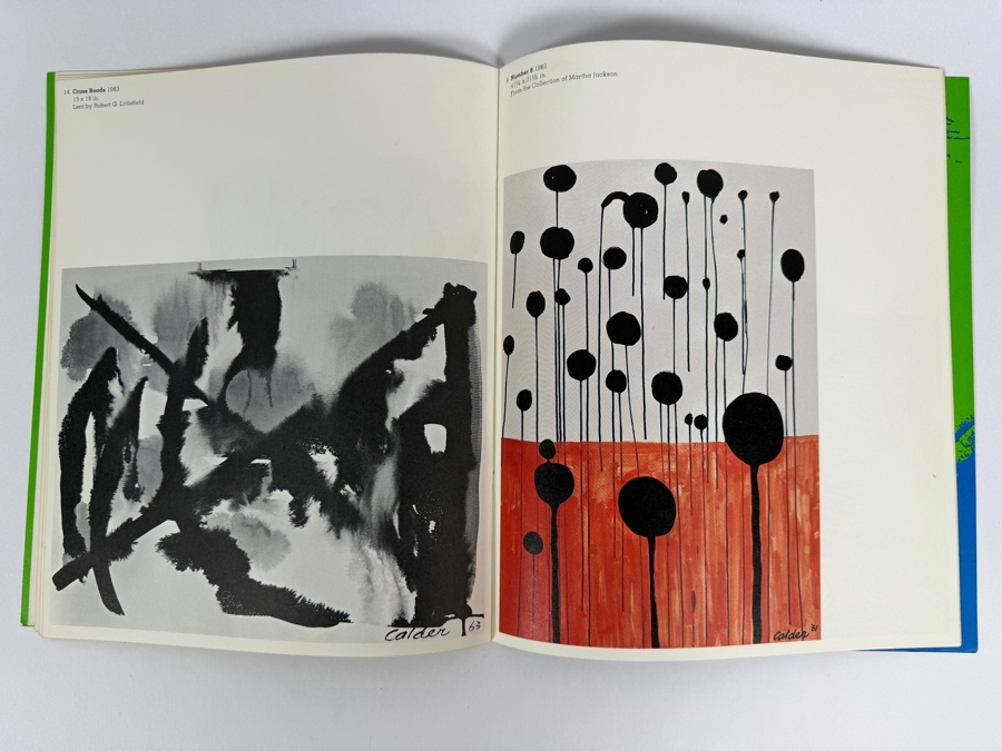 1970 Calder Gouaches The Art of Alexander Calder Long Beach Museum Of Art First Edition Exhibition Catalogue [Photo 6]
