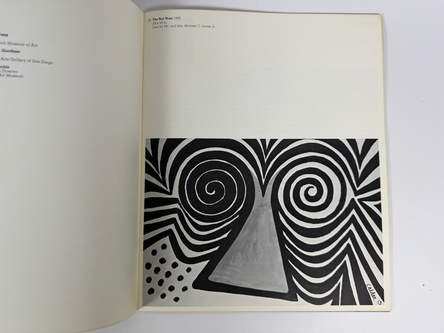 1970 Calder Gouaches The Art of Alexander Calder Long Beach Museum Of Art First Edition Exhibition Catalogue [Photo 4]