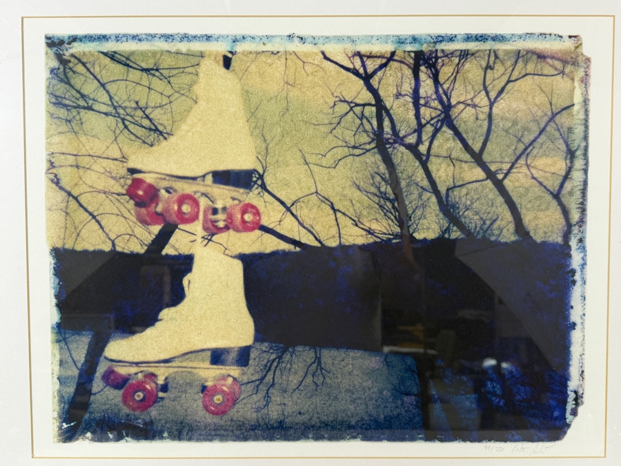 Misha Ashton-Moore Roller Skates Alternative Photography Hand Signed Limited Edition Color Serigraph Print Number 99/250 20 X 16 Framed: 26 X 21 [Photo 3]
