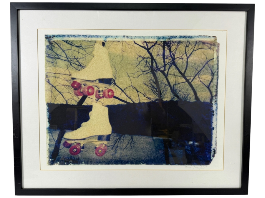 Misha Ashton-Moore Roller Skates Alternative Photography Hand Signed Limited Edition Color Serigraph Print Number 99/250 20 X 16 Framed: 26 X 21