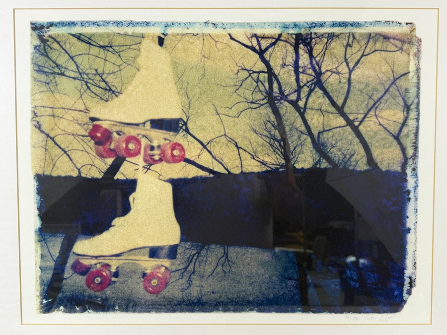 Misha Ashton-Moore Roller Skates Alternative Photography Hand Signed Limited Edition Color Serigraph Print Number 99/250 20 X 16 Framed: 26 X 21 [Photo 2]