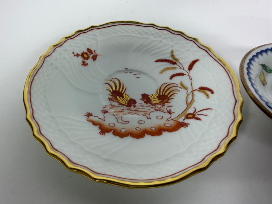 Richard Ginori Antico Doccia Italian Fruits Fine Porcelain Miniature Demitasse Cups and Saucers Set [Photo 7]