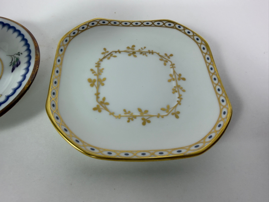 Richard Ginori Antico Doccia Italian Fruits Fine Porcelain Miniature Demitasse Cups and Saucers Set [Photo 11]