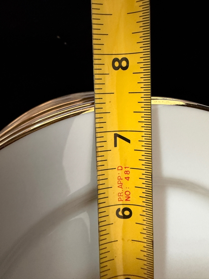 Tiffany & Co. Gold Band Contemporary Bone China Six Person Demitasse Espresso Service Collection [Photo 8]