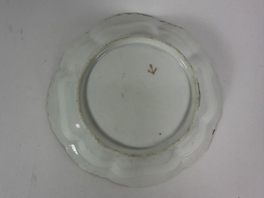 Mottahedeh Chelsea Birds Fine Porcelain Scalloped Bon-Bon Serving Bowl 9'W X 2'H [Photo 5]