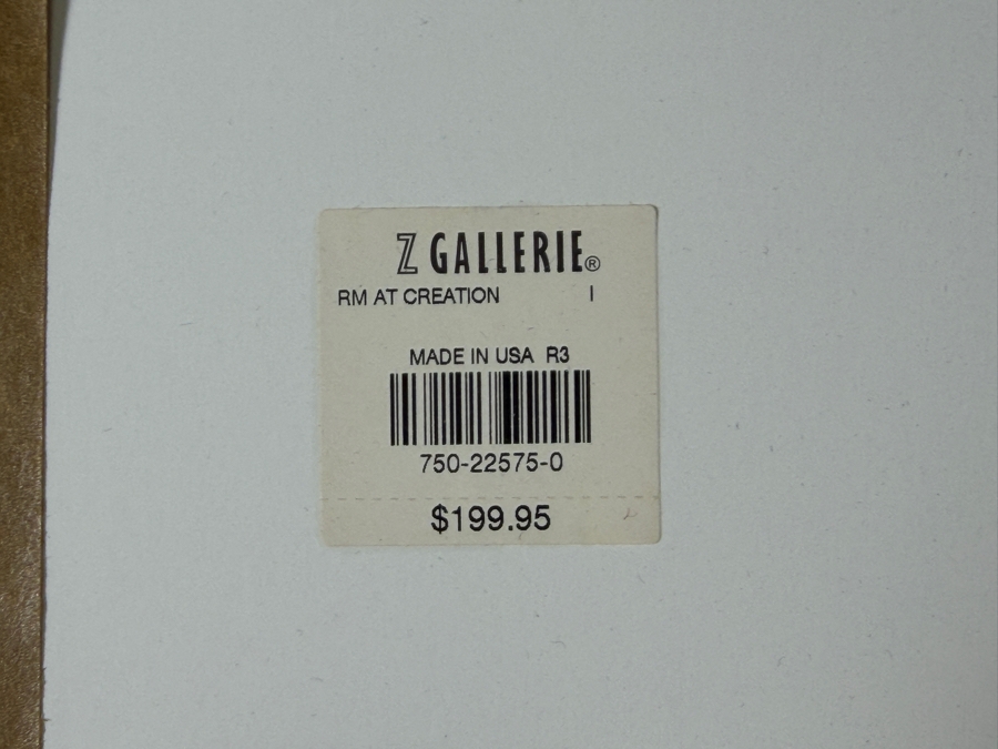 Z Gallerie 'At Creation' Contemporary Square Polychrome Alcohol Ink Abstract Glazed Print In White Gallery Frame 27' X 27' Retail $200 [Photo 8]