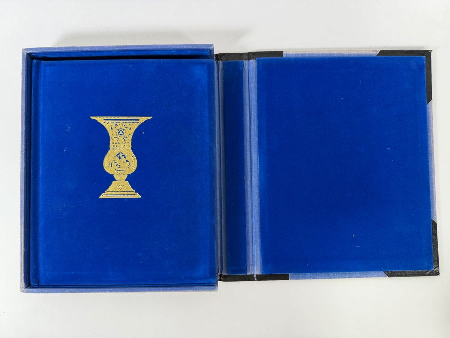 The Haggadah Executed By Arthur Szyk And Edited By Cecil Roth Blue Velvet Hardcover Edition Housed In Matching Clamshell Slipcase [Photo 2]