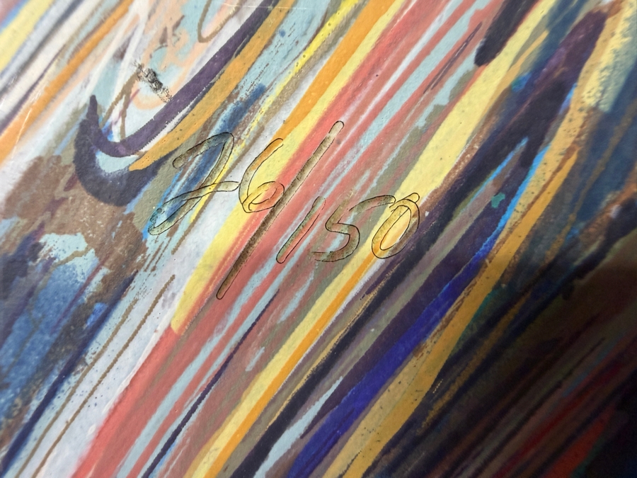 Nicola Simbari 'Sea Breeze' Hand-Signed Limited Edition 26/150 Polychrome Serigraph Print In Custom Giltwood Frame 24' X 24' Framed: 38.5' X 38.5' [Photo 12]