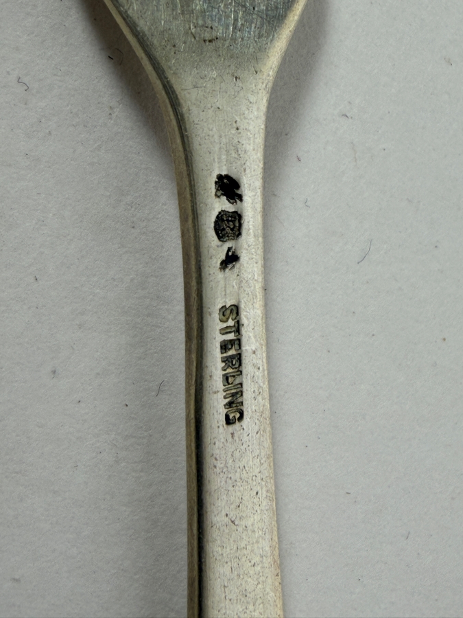 Pair Of Vintage Solid Sterling Silver Sugar Or Individual Ice Tongs Featuring Bird Talon Claws 59.8g [Photo 8]