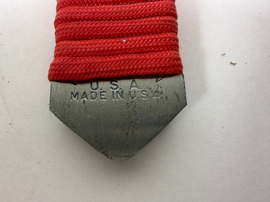 Collection of Four Vintage Custom and Factory Fixed-Blade Knives (Including Parker, Case, Anza Bastard File, and Stiletto Throwing Dagger) [Photo 8]