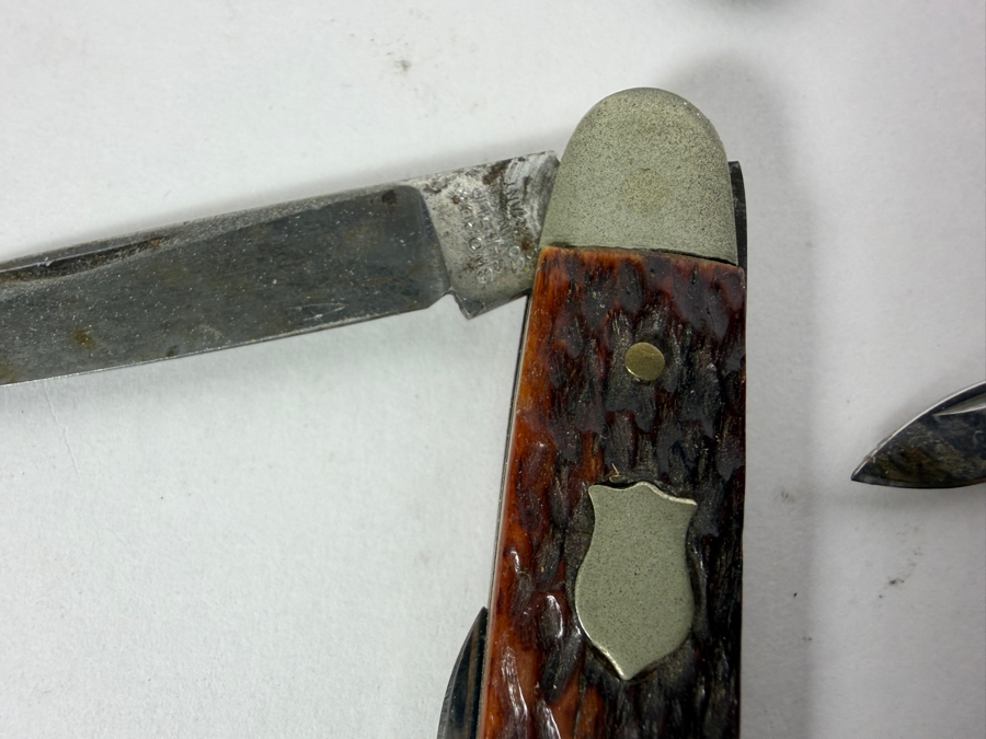 Collection of Twelve Vintage and Contemporary Pocket Knives (Including Swiss Army, Colonial, Advertising, and Barlow Styles) [Photo 6]
