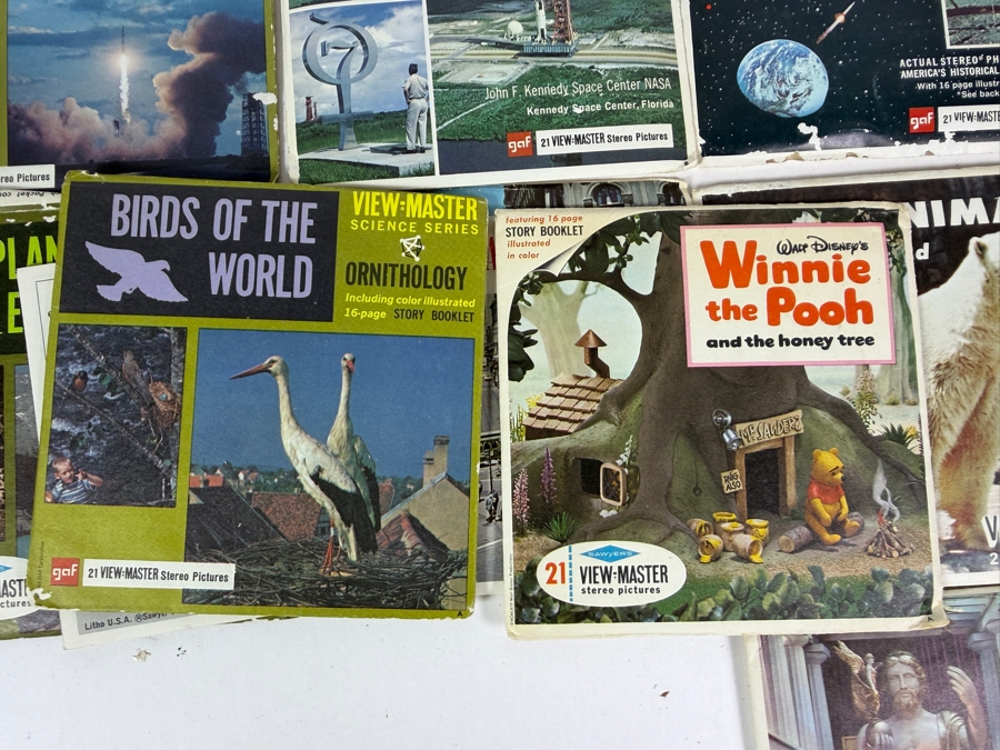 Vintage 1950s–1970s GAF and Sawyer's View-Master Toy Viewer Grouped With A Large Collection Of Twenty-Eight 3-Reel Packets [Photo 14]