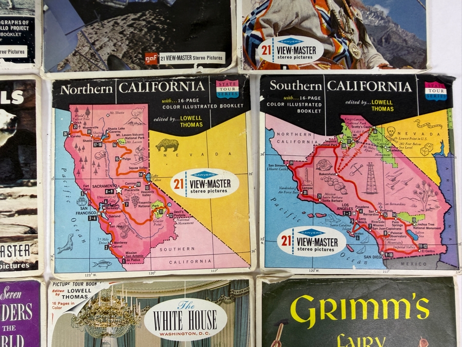 Vintage 1950s–1970s GAF and Sawyer's View-Master Toy Viewer Grouped With A Large Collection Of Twenty-Eight 3-Reel Packets [Photo 11]