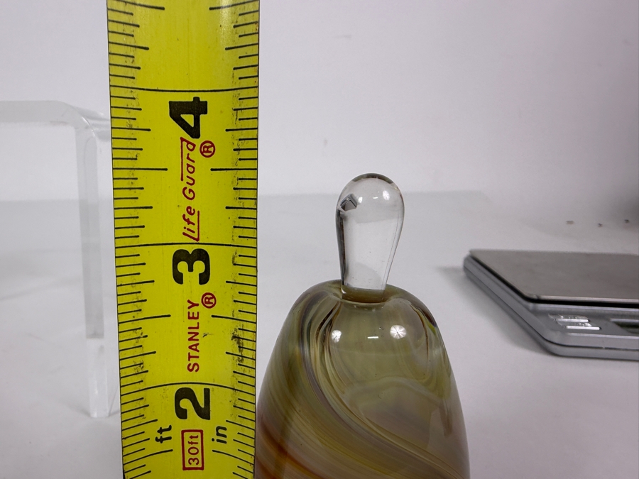 Studio Art Glass Perfume Bottled Signed D. Miyahara and Dated 1984 3.5'H [Photo 8]