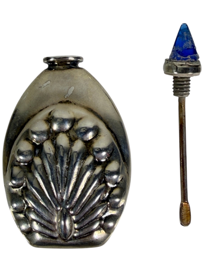 Sterling Silver Snuff Bottle 1.75'L 10.0g