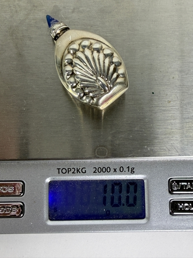 Sterling Silver Snuff Bottle 1.75'L 10.0g [Photo 4]