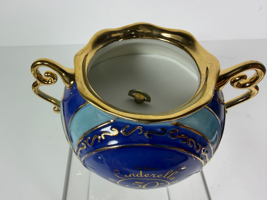 Disney Porcelain Cinderella 50th Anniversary Heirloom Collection Limited Edition Music Box By Ardleigh Elliott 4.5'H [Photo 5]