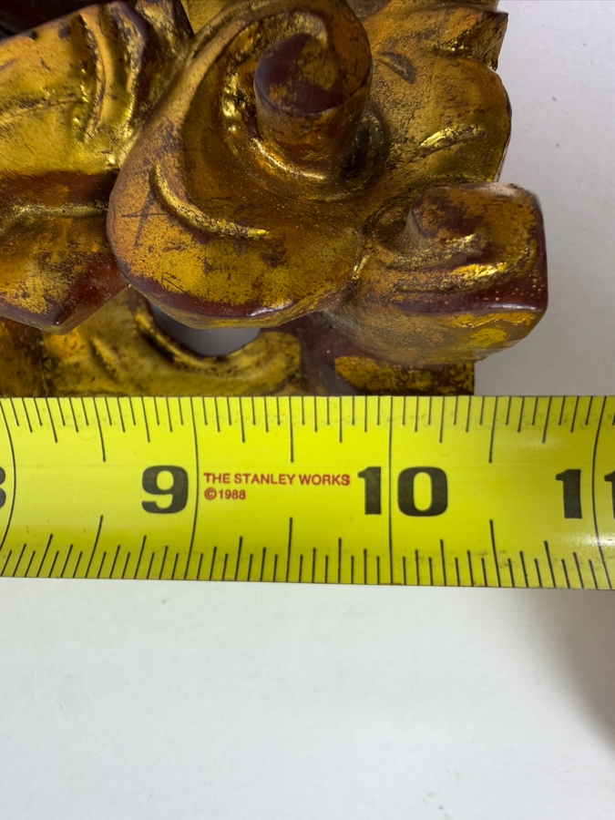 Antique Chinese Pierced and Carved Gilt-Wood Wall Panel 4'W X 10.5'H [Photo 10]