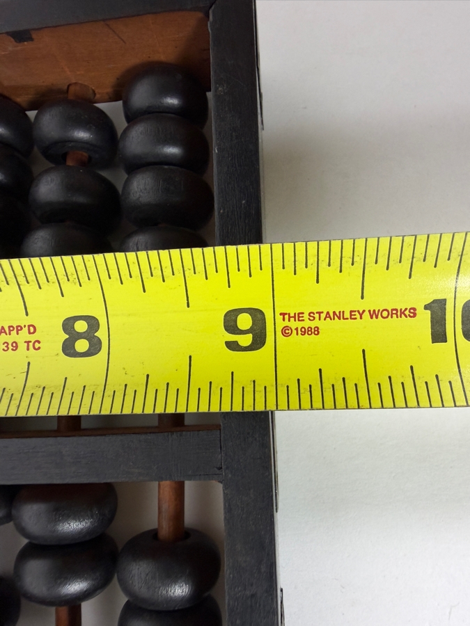 Classic Chinese Abacus (Suanpan) and an Instructional Book Titled 'The Fundamental Operations in Bead Arithmetic: How to Use the Chinese Abacus' by Kwa Tak Ming [Photo 6]