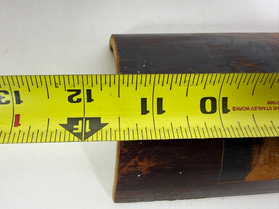 Vintage Carved Bamboo Artwork from Hong Kong 11.5'H [Photo 9]
