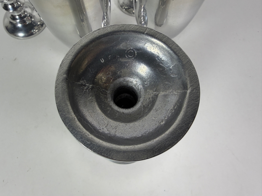(6) Wilton Armetale Pewter-Finish Chalices 7'H [Photo 6]