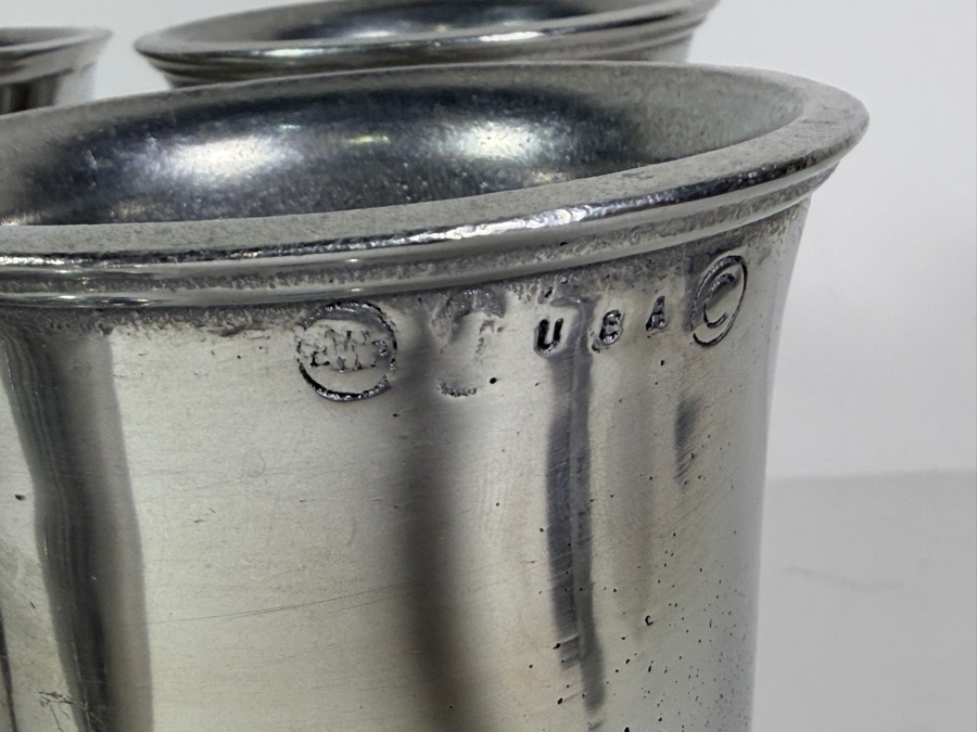 (6) Wilton Armetale Pewter-Finish Chalices 7'H [Photo 7]