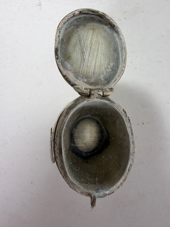 Articulated Silver Fish Spice Box or Container Missing Tail 2.5'L 47g [Photo 7]