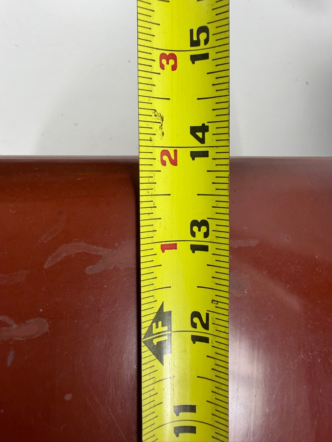 Vintage Japanese Red Lacquer Kyodai Tabletop Vanity 14W X 7.5D X 21H [Photo 10]