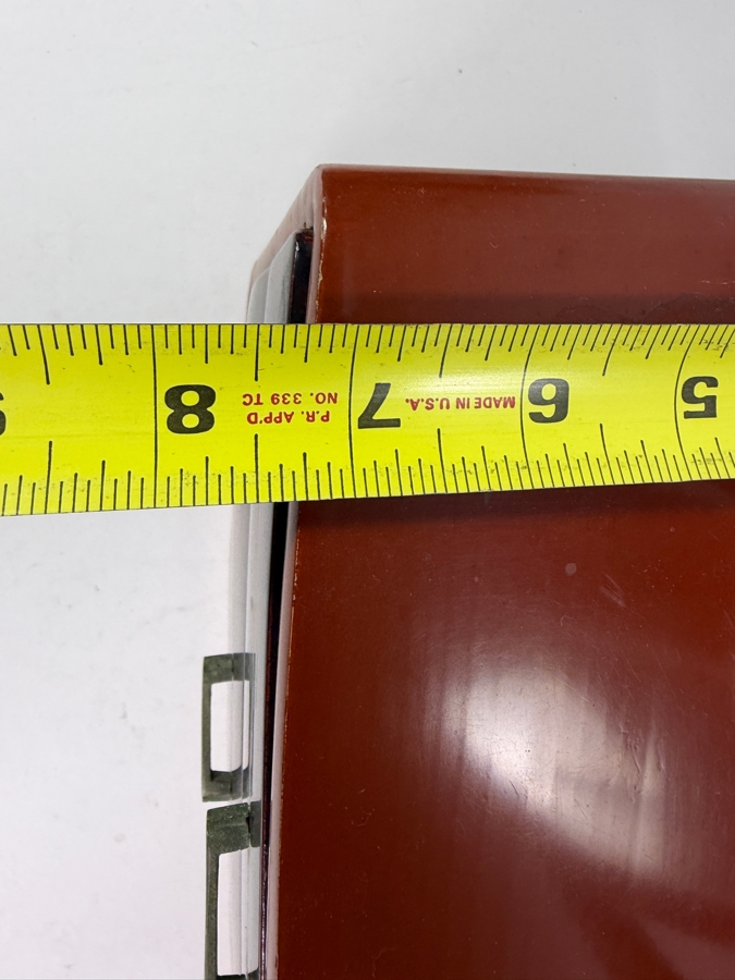 Vintage Japanese Red Lacquer Kyodai Tabletop Vanity 14W X 7.5D X 21H [Photo 11]