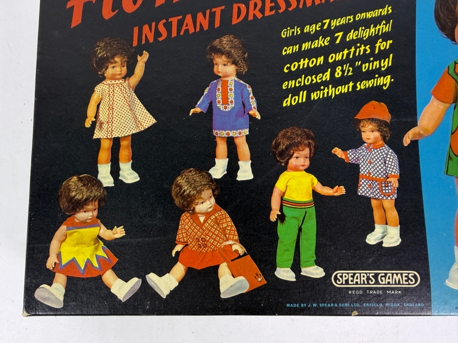 New Old Stock Vintage 1960s Spear's Flotti Instant Dressmaking Doll Kit [Photo 7]