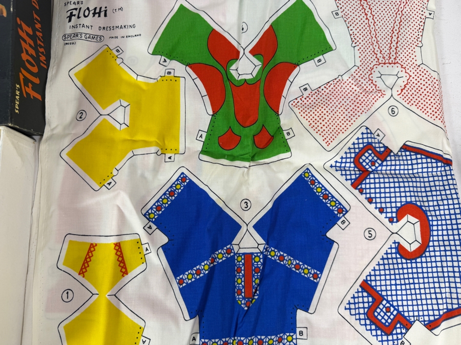 New Old Stock Vintage 1960s Spear's Flotti Instant Dressmaking Doll Kit [Photo 5]