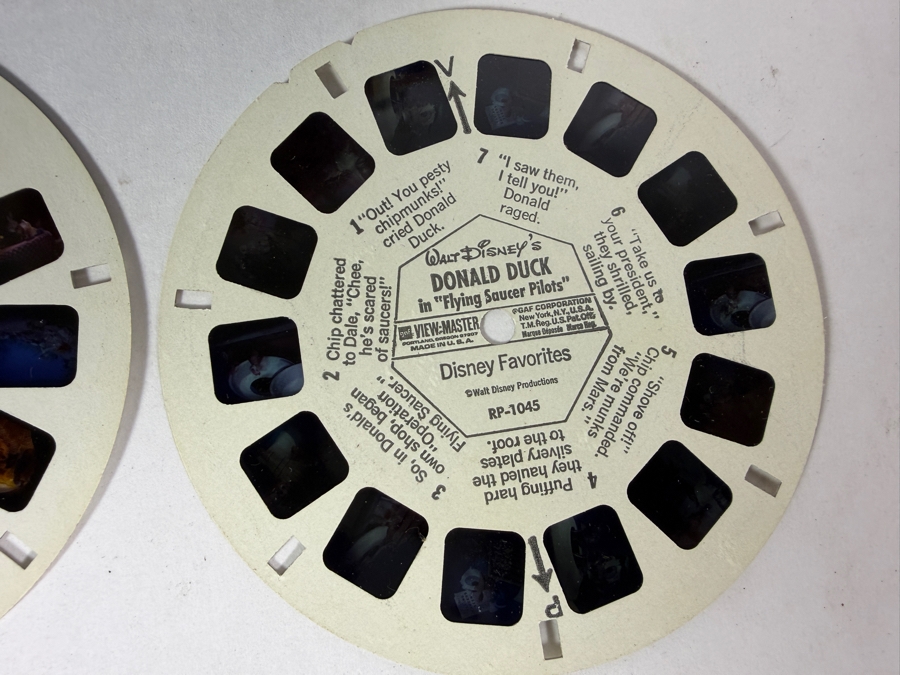 Vintage 1960's Sawyer's View Master Projector Walt Disney Cartoon Theatre with Disney 10 Reels [Photo 15]