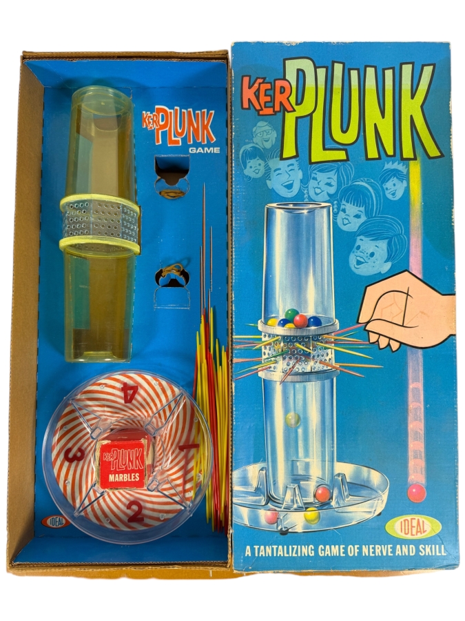 Vintage 1967 Ideal Toy Corp KerPlunk Game