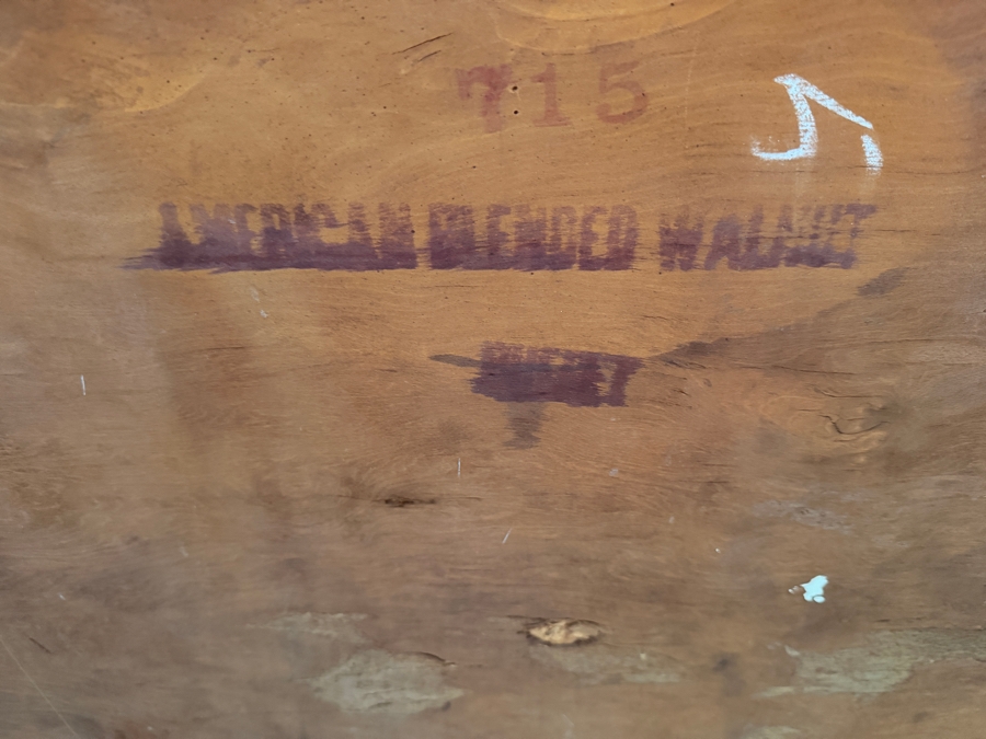 Vintage American Blended Walnut Buffet 59W X 19D X 28H [Photo 7]