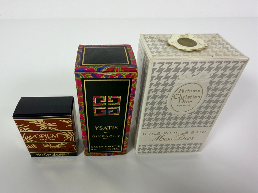 (3) New Perfume Bottles: Yves Saint Laurent Opium, Givenchy Ysatis and Christian Dior Miss Dior [Photo 2]