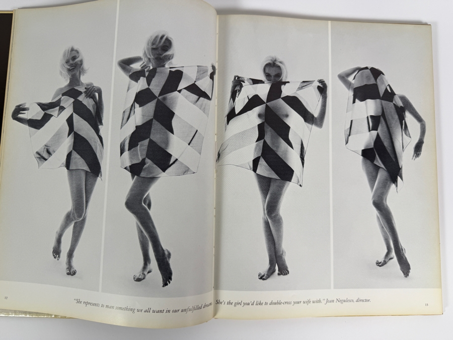 Vintage Hardcover Eros Magazine, Volume 1, Number 3 (Autumn 1962) Featuring the Legendary Final Studio Portraits ('Last Sitting') of Marilyn Monroe Taken by Photographer Bert Stern [Photo 10]