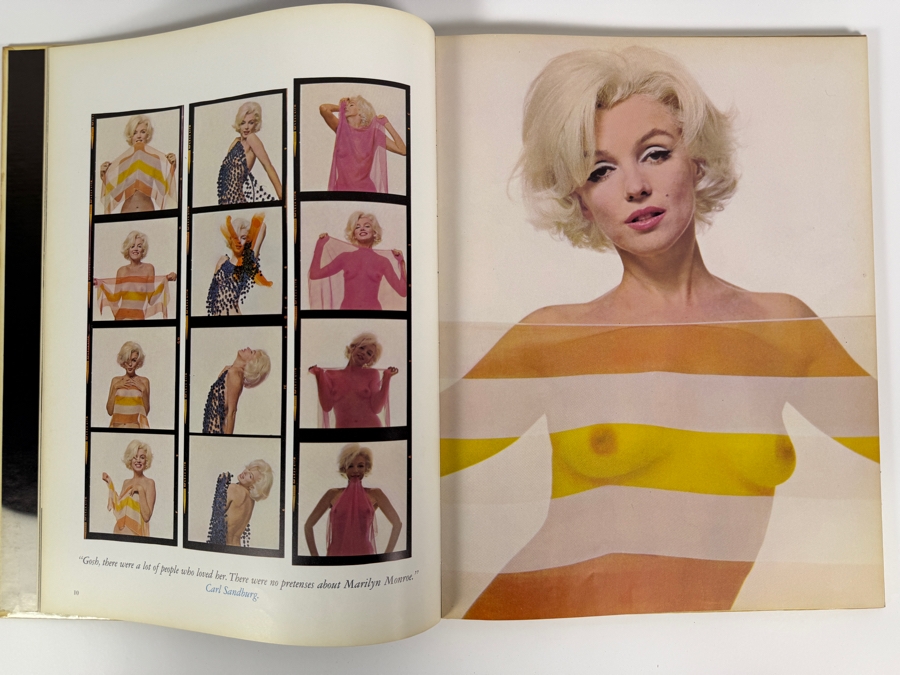 Vintage Hardcover Eros Magazine, Volume 1, Number 3 (Autumn 1962) Featuring the Legendary Final Studio Portraits ('Last Sitting') of Marilyn Monroe Taken by Photographer Bert Stern [Photo 9]