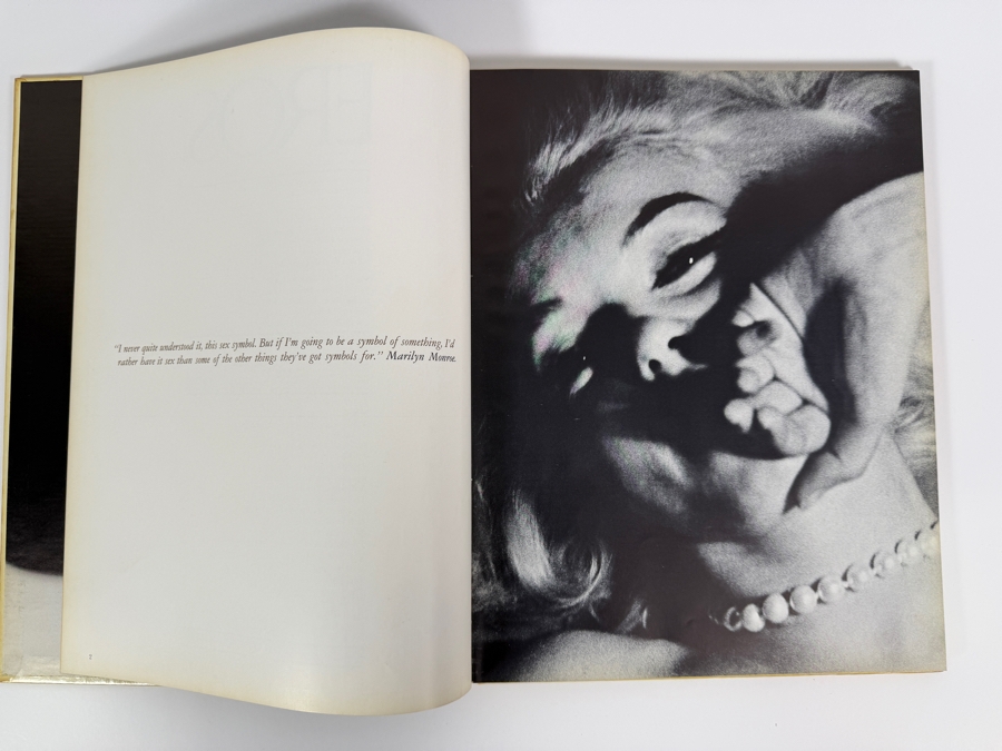 Vintage Hardcover Eros Magazine, Volume 1, Number 3 (Autumn 1962) Featuring the Legendary Final Studio Portraits ('Last Sitting') of Marilyn Monroe Taken by Photographer Bert Stern [Photo 7]